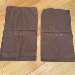 Gucci 2 Dust bags New unisex